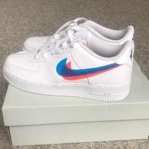 Nike Air Force low 3D glasses